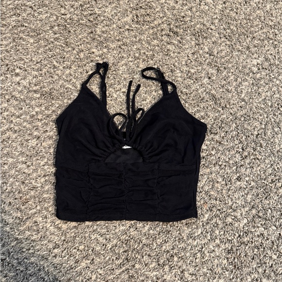 Urban Outfitters Tops - Urban Outfitters Black Tie-Strap Top